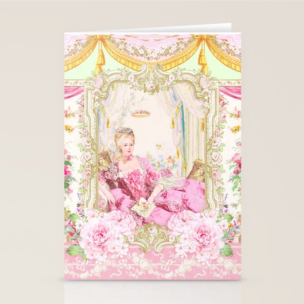 Marie Antoinette Rococo splendour Stationery Card Gallery Image 1