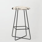 Lady Portrait Abstract Minimal  Line Art Stool Gallery Image 1