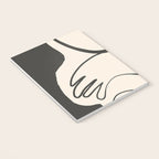 Lady Portrait Abstract Minimal  Line Art Notebook Gallery Image 3