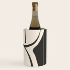 Lady Portrait Abstract Minimal  Line Art Wine Chiller Gallery Image 3