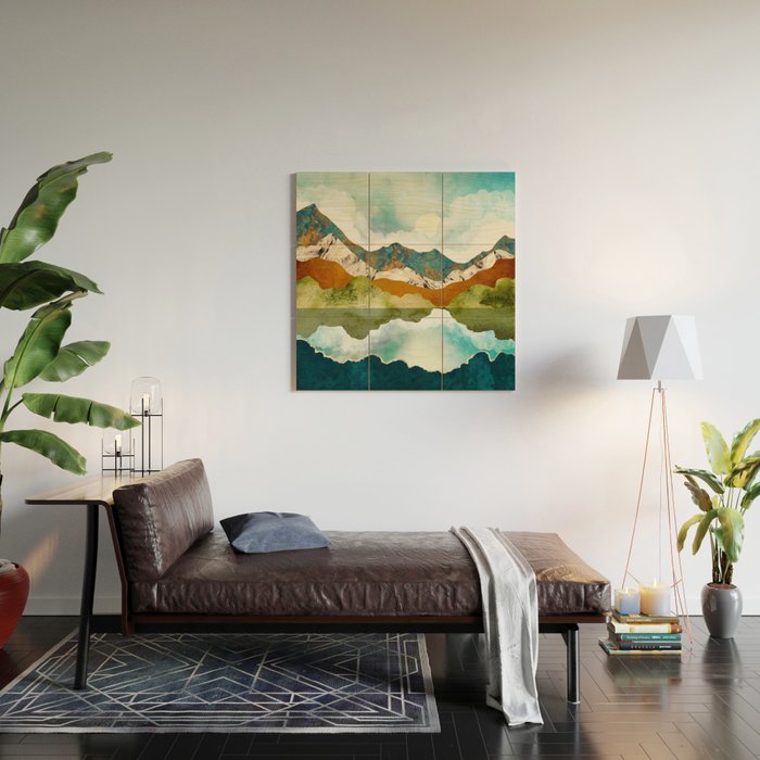 Spring Mountains Wood Wall Art Gallery Image 2