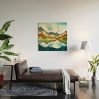 Spring Mountains Wood Wall Art Gallery Image 2