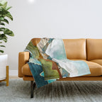 Spring Mountains Throw Blanket Gallery Image 1