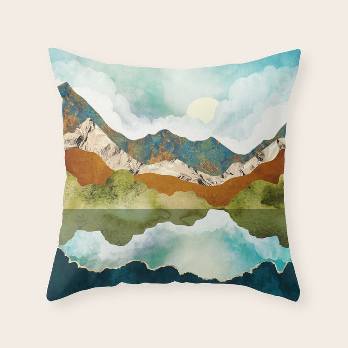 Spring Mountains Throw Pillow Gallery Image 6