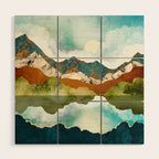 Spring Mountains Wood Wall Art Gallery Image 1