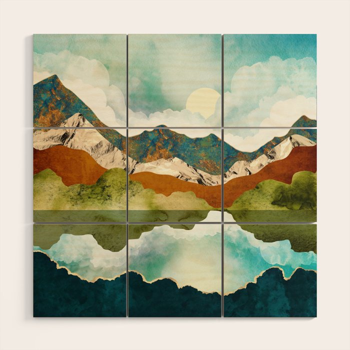 Spring Mountains Wood Wall Art Gallery Image 1