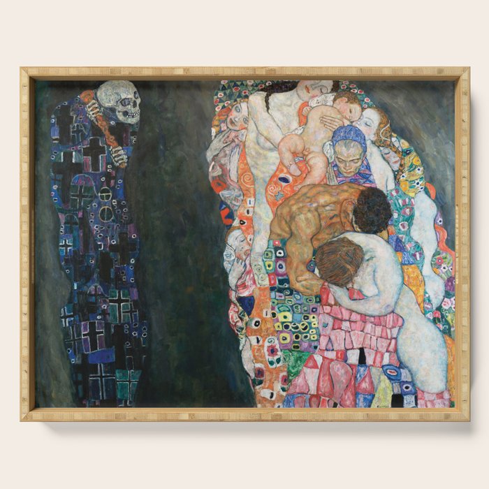 Death and Life by Gustav Klimt Serving Tray Gallery Image 1