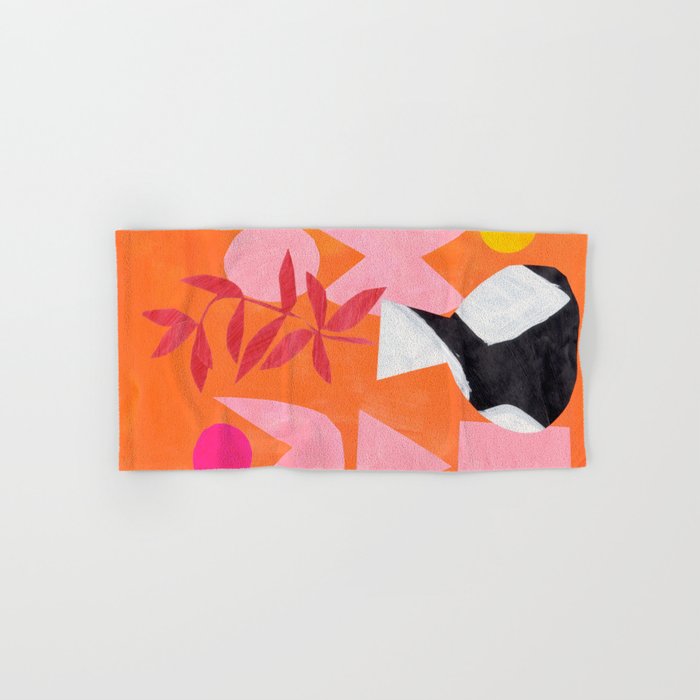 Two Sun Sunset Tribal Vase Bath Towel Gallery Image 1