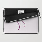 Coquette pink bow Laptop Sleeve Gallery Image 2