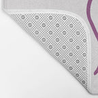 Coquette pink bow Bath Mat Gallery Image 2