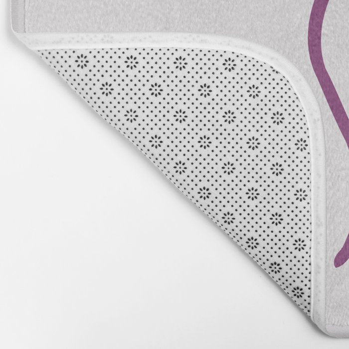 Coquette pink bow Bath Mat Gallery Image 2