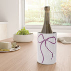 Coquette pink bow Wine Chiller Gallery Image 4