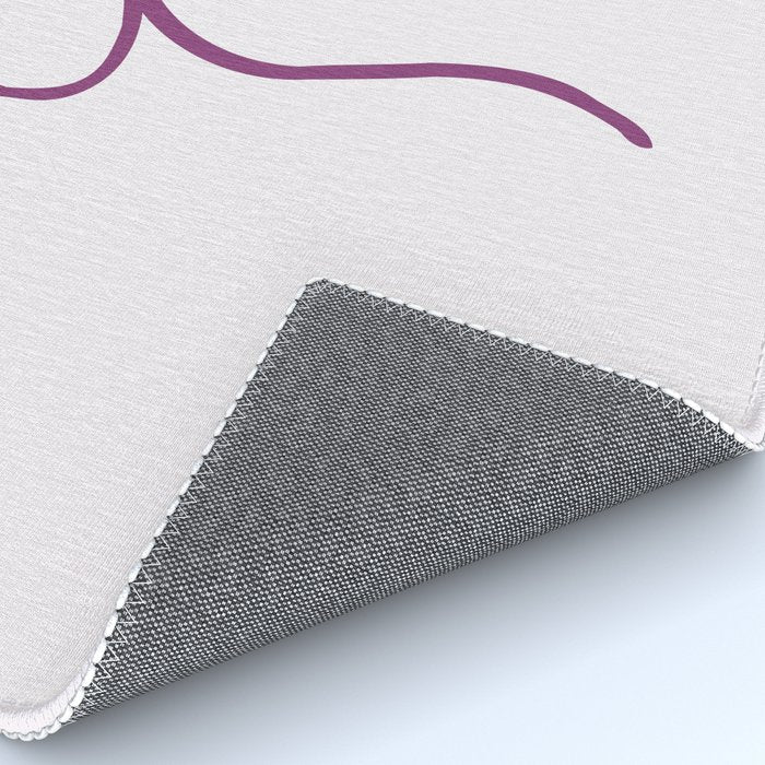Coquette pink bow Rug Gallery Image 4