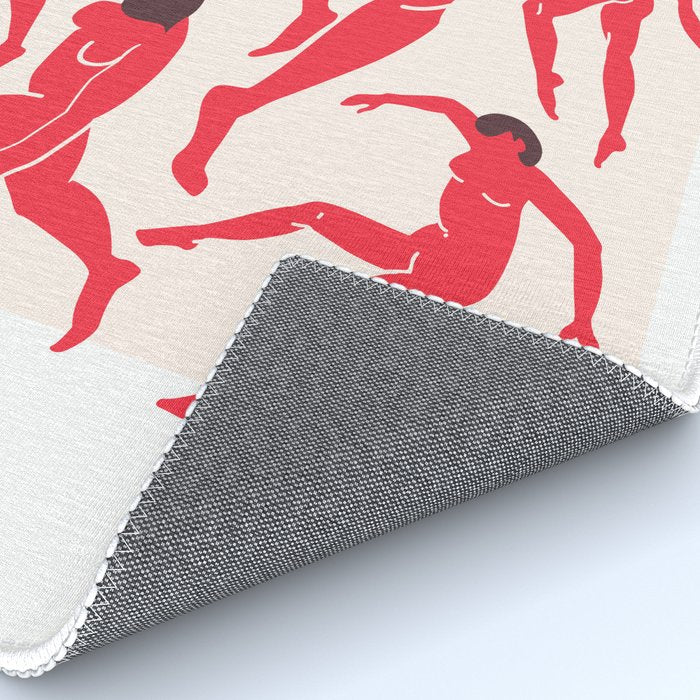 The Dance 3 | Henri Matisse - La Danse | Scarlet Red Edition Rug Gallery Image 4