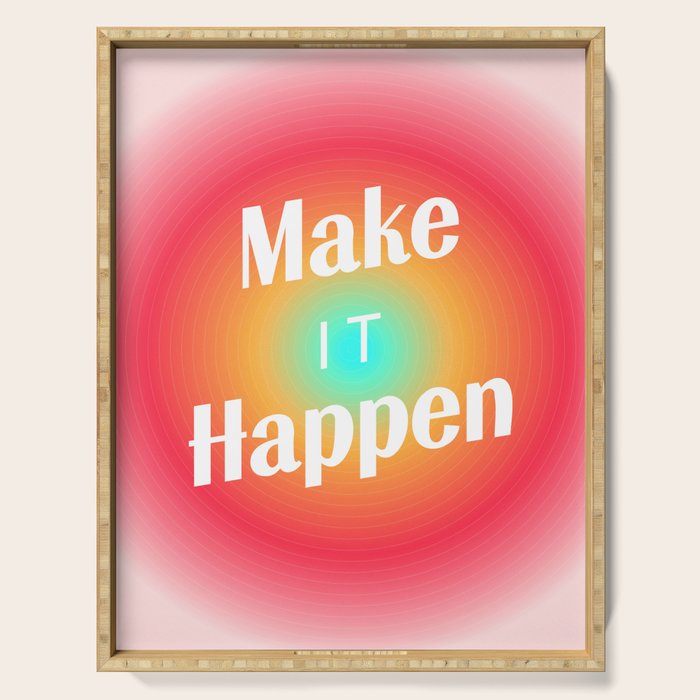 Make It Happen Gradient Serving Tray Gallery Image 1
