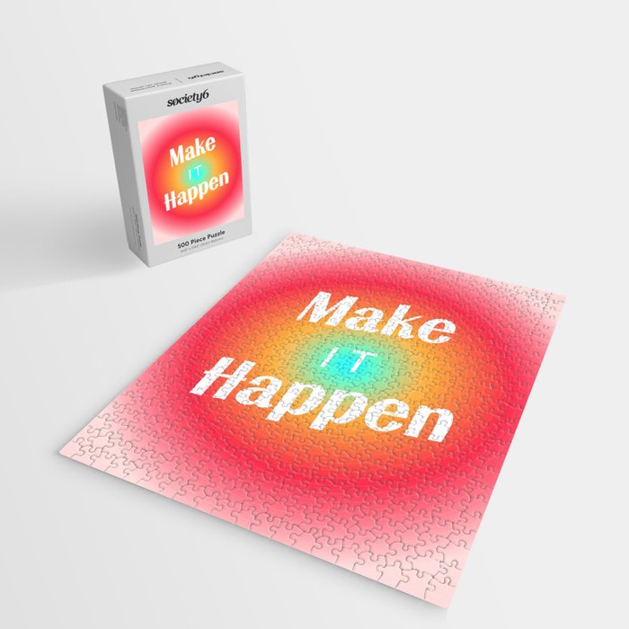 Make It Happen Gradient Jigsaw Puzzle Gallery Image 2
