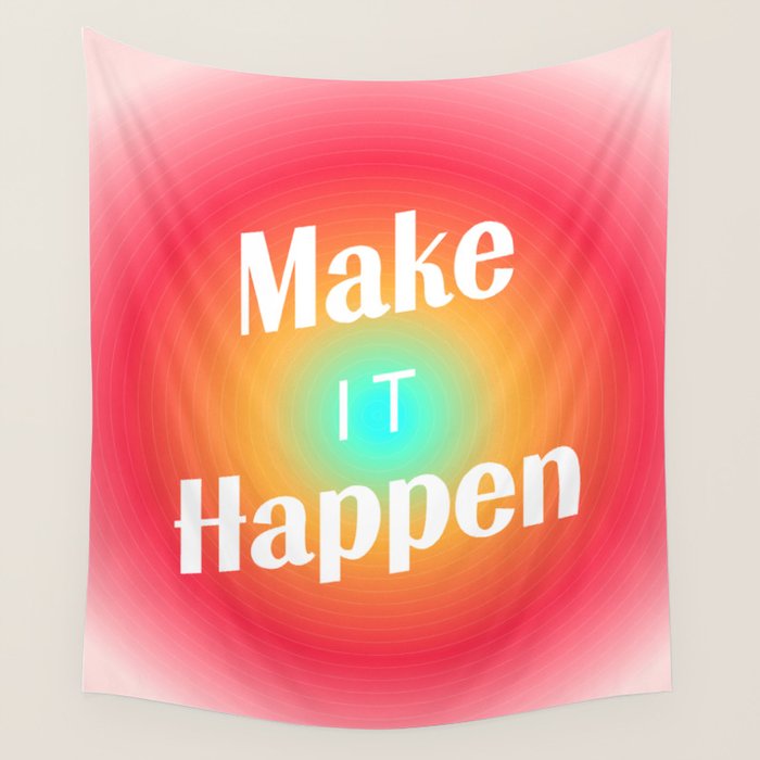 Make It Happen Gradient Wall Tapestry Gallery Image 4
