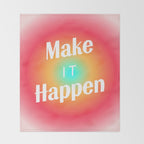 Make It Happen Gradient Throw Blanket Gallery Image 2