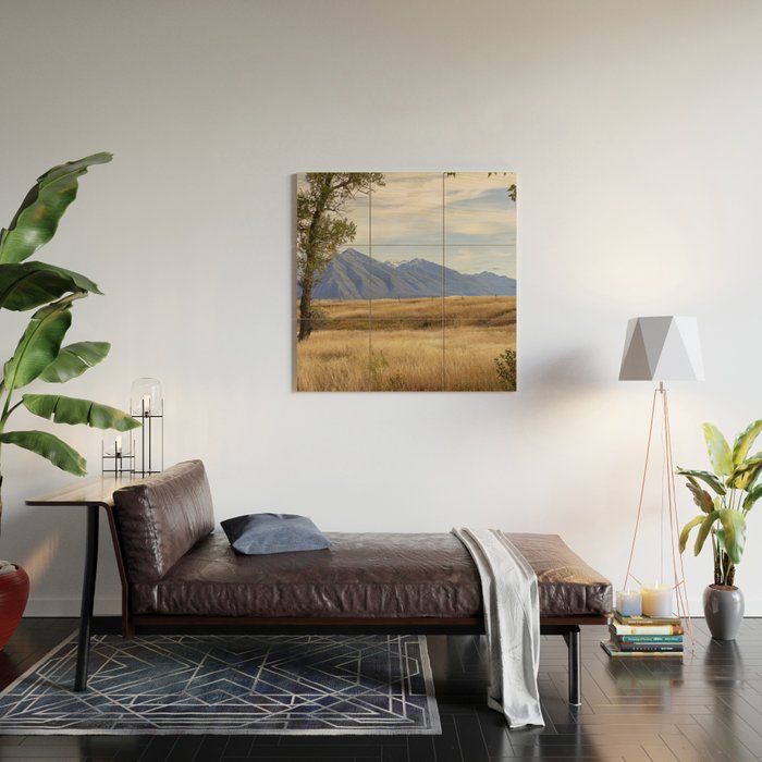 Emigrant Peak Absaroka Range x Montana Landscape Photography Wood Wall Art Gallery Image 2