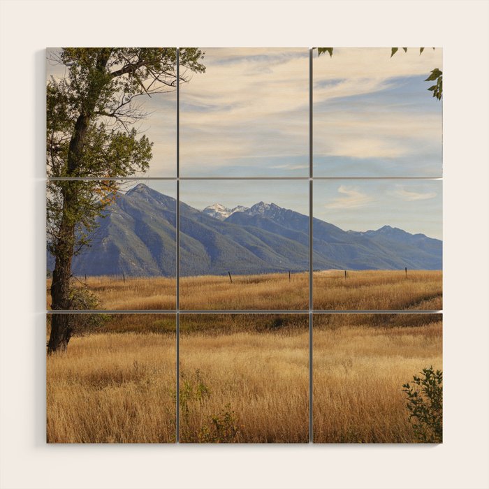 Emigrant Peak Absaroka Range x Montana Landscape Photography Wood Wall Art Gallery Image 1
