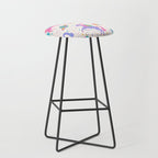 Space Unicorn - Neon Rainbow Stool Gallery Image 1