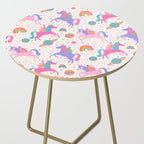Space Unicorn - Neon Rainbow Side Table Gallery Image 2