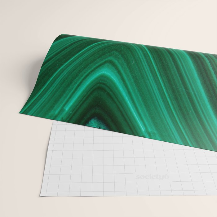 Malachite Green Marble Texture Wrapping Paper Gallery Image 2