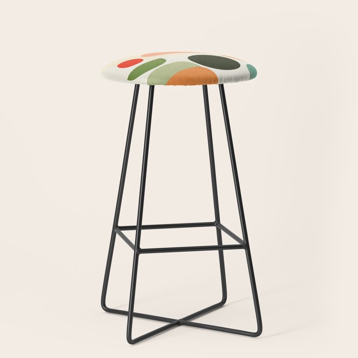 Modern Abstract Art 71 Stool Gallery Image 1