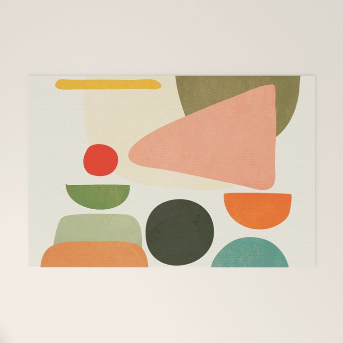 Modern Abstract Art 71 Welcome Mat Gallery Image 1