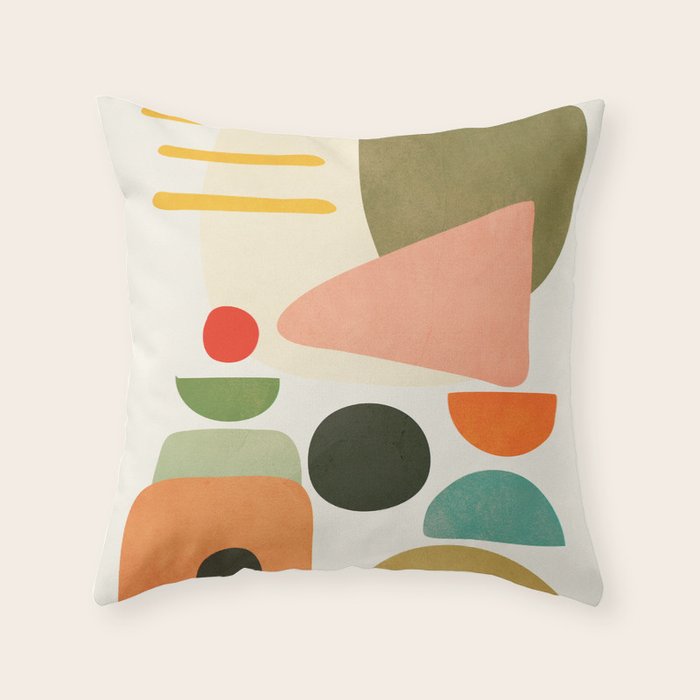 Modern Abstract Art 71 Throw Pillow Gallery Image 6