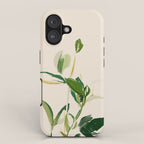 Plants In Summer Beige. iPhone Case Gallery Image 1