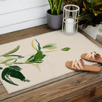 Plants In Summer Beige. Outdoor Rug Gallery Image 2