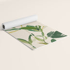 Plants In Summer Beige. Yoga Mat Gallery Image 2