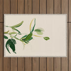 Plants In Summer Beige. Outdoor Rug Gallery Image 1