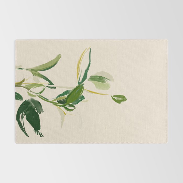 Plants In Summer Beige. Rug Gallery Image 2