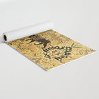 Antique Persian Tabriz Animal Rug Print Yoga Mat Gallery Image 2