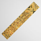 Antique Persian Tabriz Animal Rug Print Table Runner Gallery Image 3