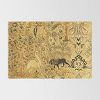 Antique Persian Tabriz Animal Rug Print Rug Gallery Image 2