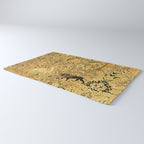 Antique Persian Tabriz Animal Rug Print Rug Gallery Image 3