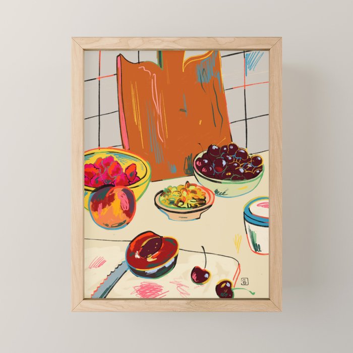 AUTUMN FRUIT Mini Art Print Gallery Image 1