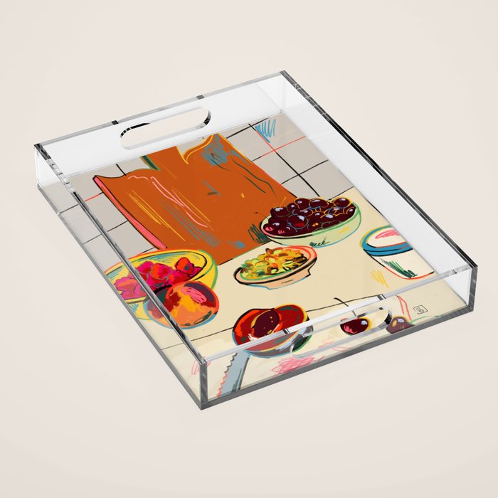 AUTUMN FRUIT Acrylic Tray Gallery Image 1