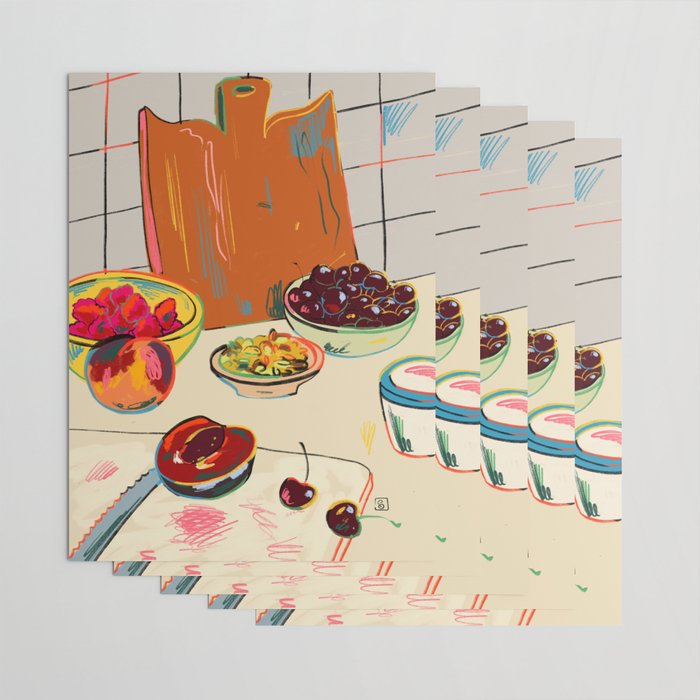 AUTUMN FRUIT Wrapping Paper Gallery Image 3