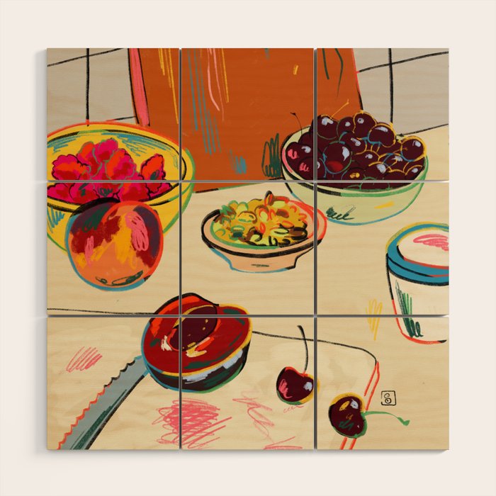 AUTUMN FRUIT Wood Wall Art Gallery Image 1
