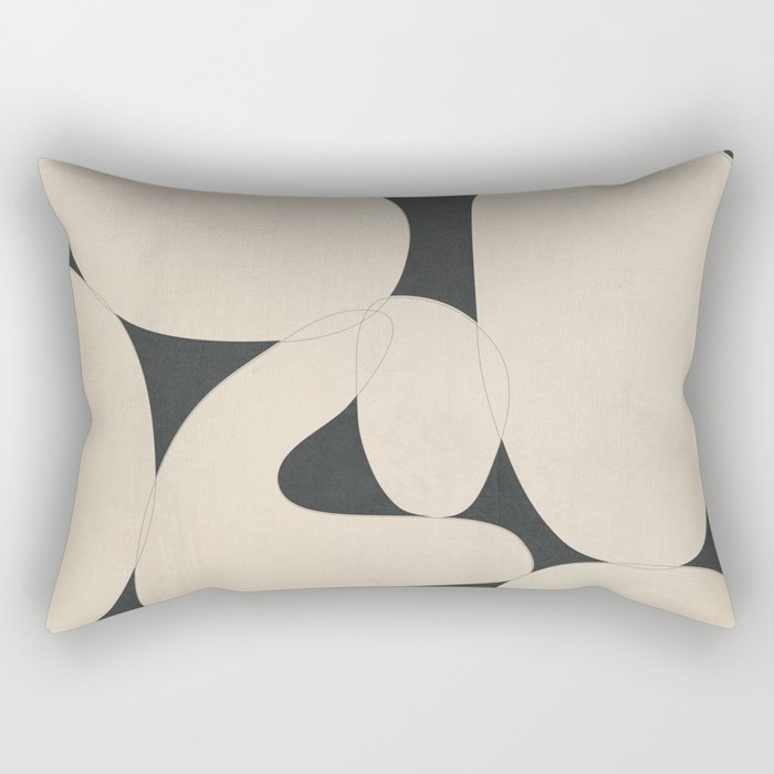 Modern Abstract Art 25 Rectangular Pillow Gallery Image 1