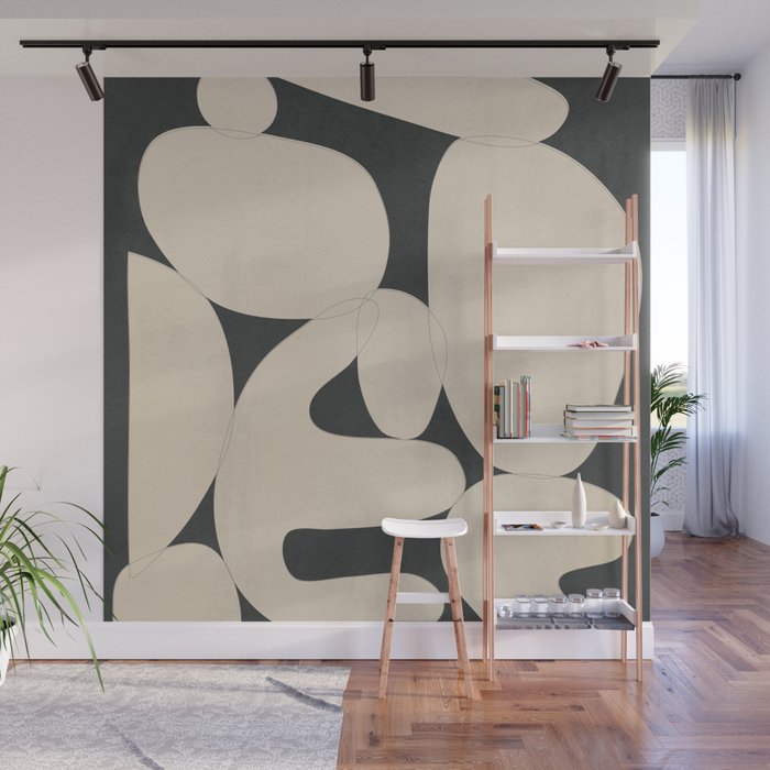 Modern Abstract Art 25 Wall Mural Gallery Image 1
