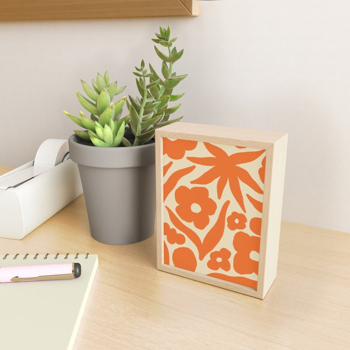 Floral eight Mini Art Print Gallery Image 2