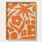 Floral eight Serving Tray Gallery Image 1