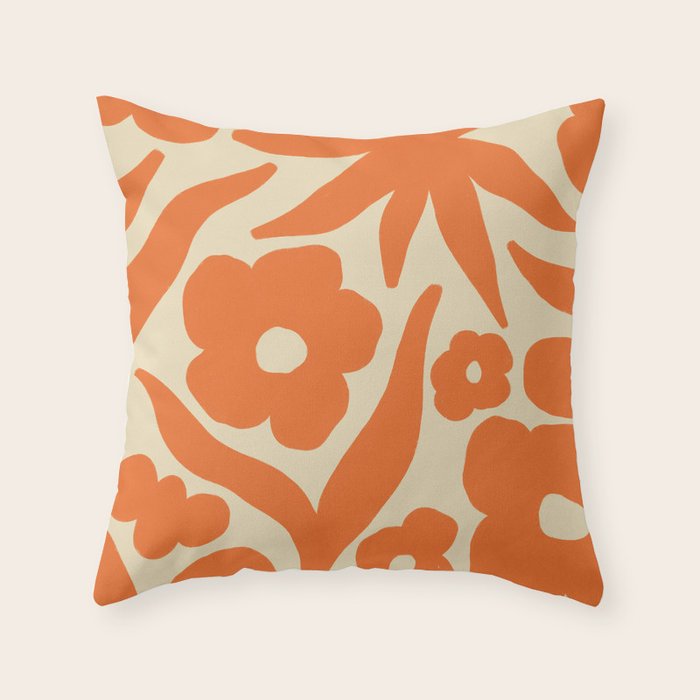Floral eight Throw Pillow Gallery Image 6