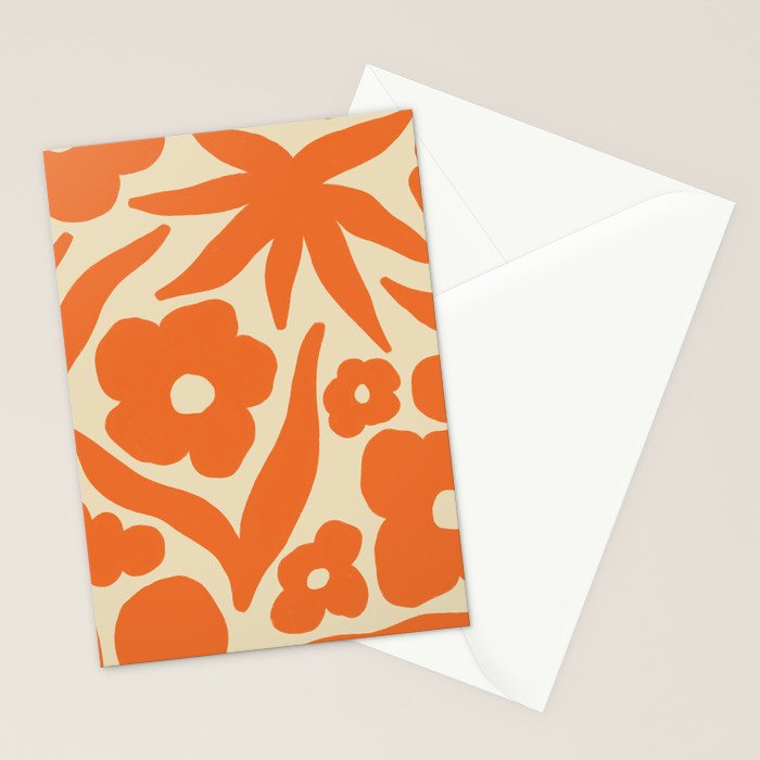 Floral eight Stationery Card Gallery Image 2
