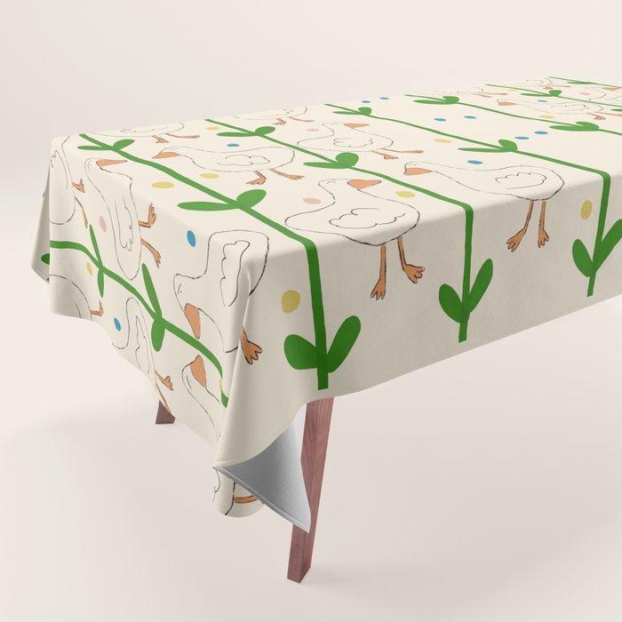 Ducks and Dots Tablecloth Gallery Image 1